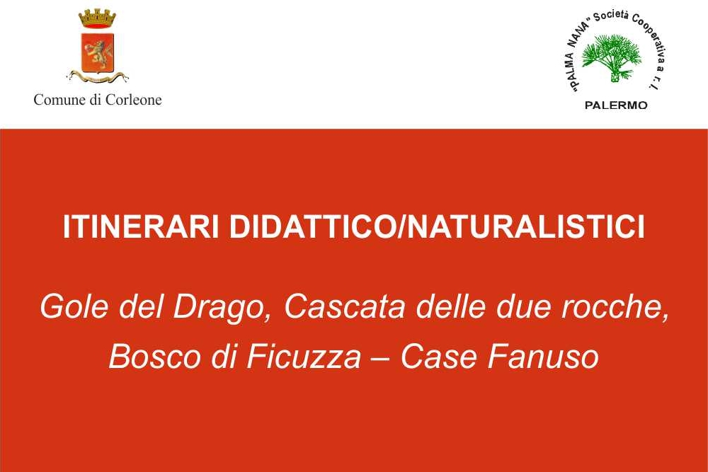 Itinerari Didattico/Naturalistici nel territorio corleonese