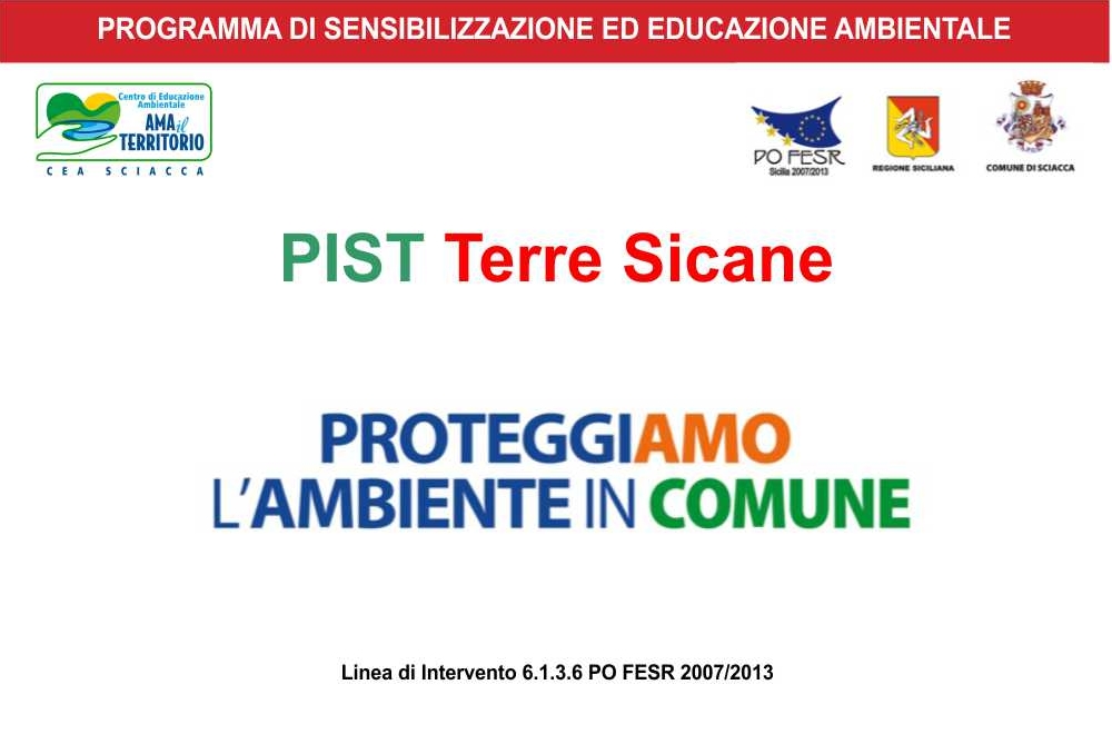 Terre Sicane, Programma di Sensibilizzazione ed Educazione Ambientale 